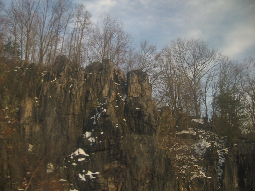 Juniata Cliffs from Amtrak