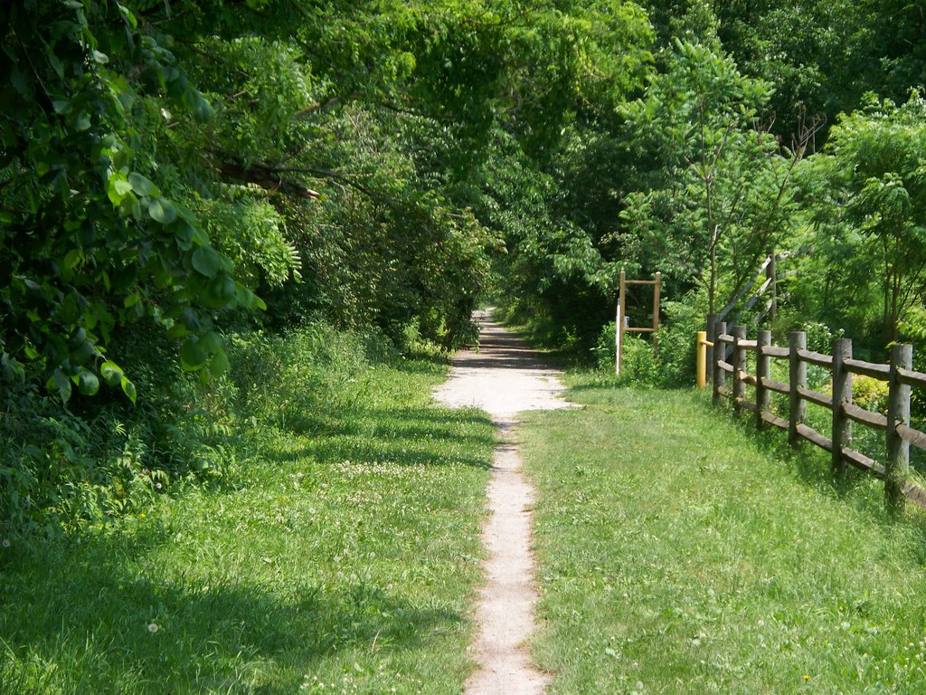 Montour unfinish trail near Hendersonville