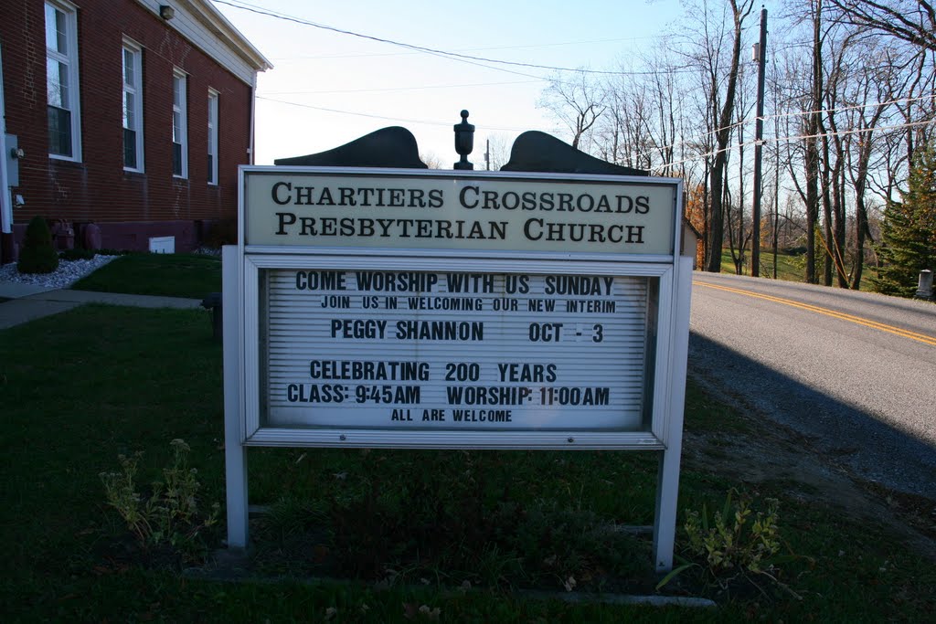 Cross Roads Church Sign Board