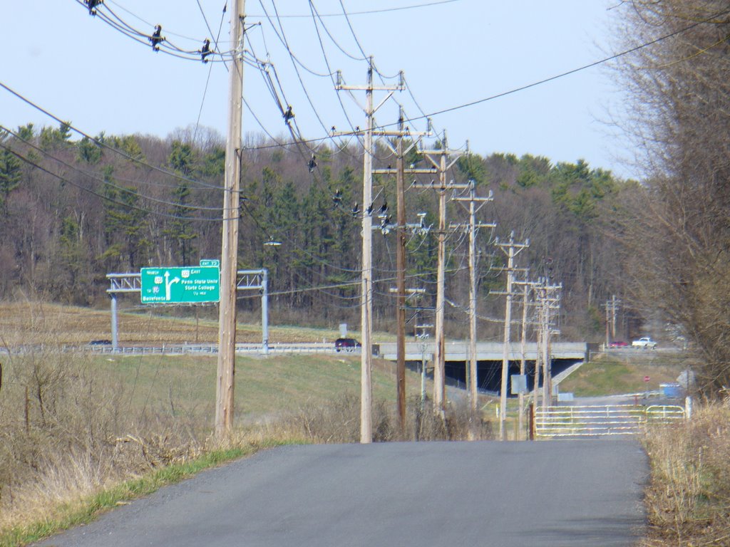 Parallel to Mt. Nittany Expressway