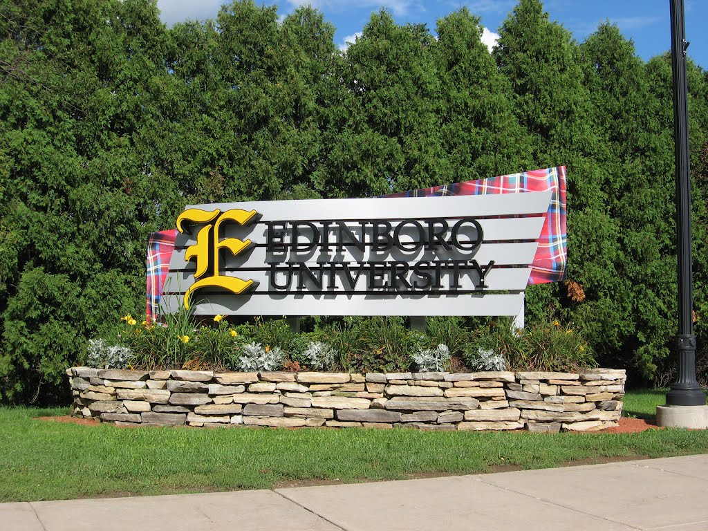 EDINBORO UNIVERSITY of PA, EDINBORO, PA - NORMAL ST. ENTRANCE