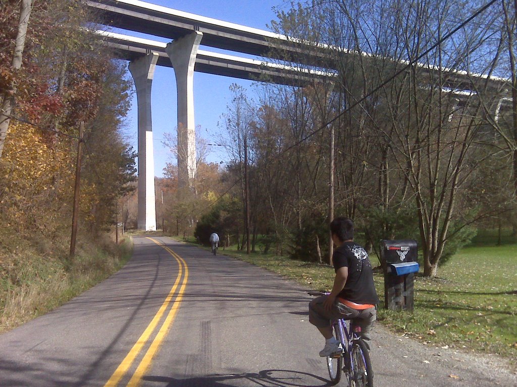 PA Rt. 43 overpass near Monongahela PA