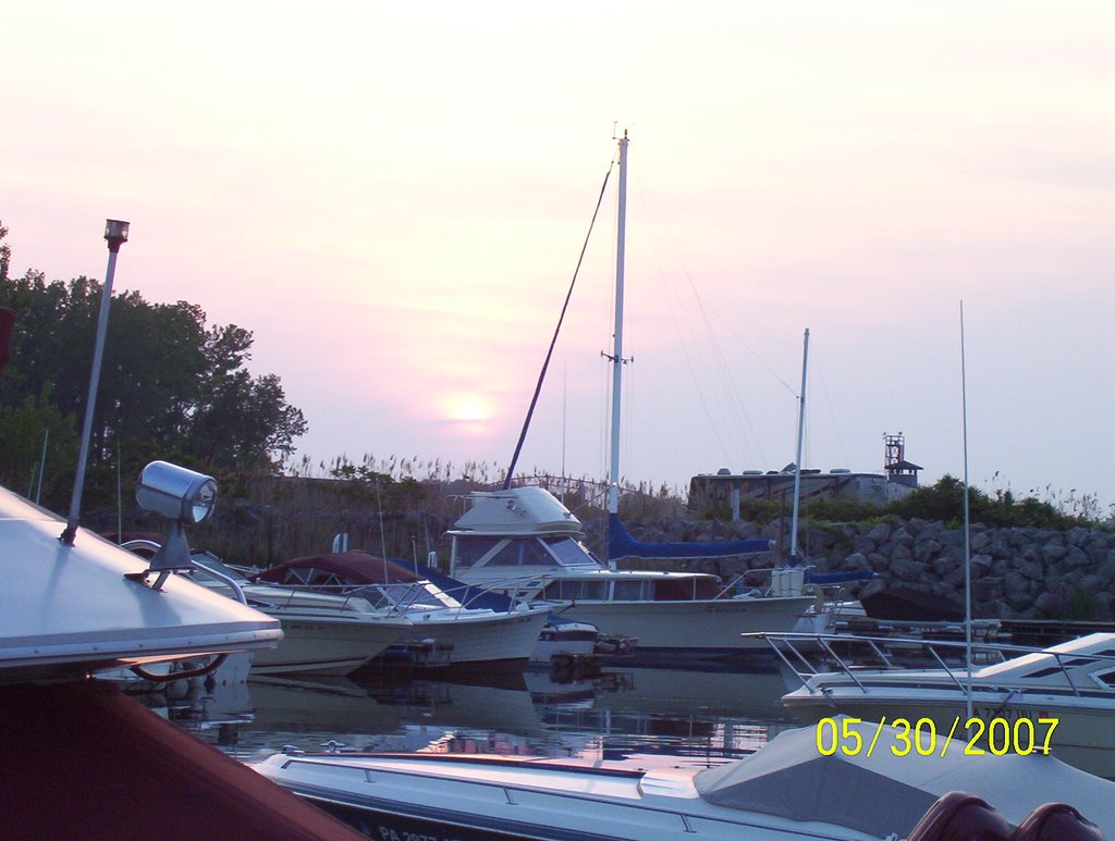 Sunset at Lampe Marina