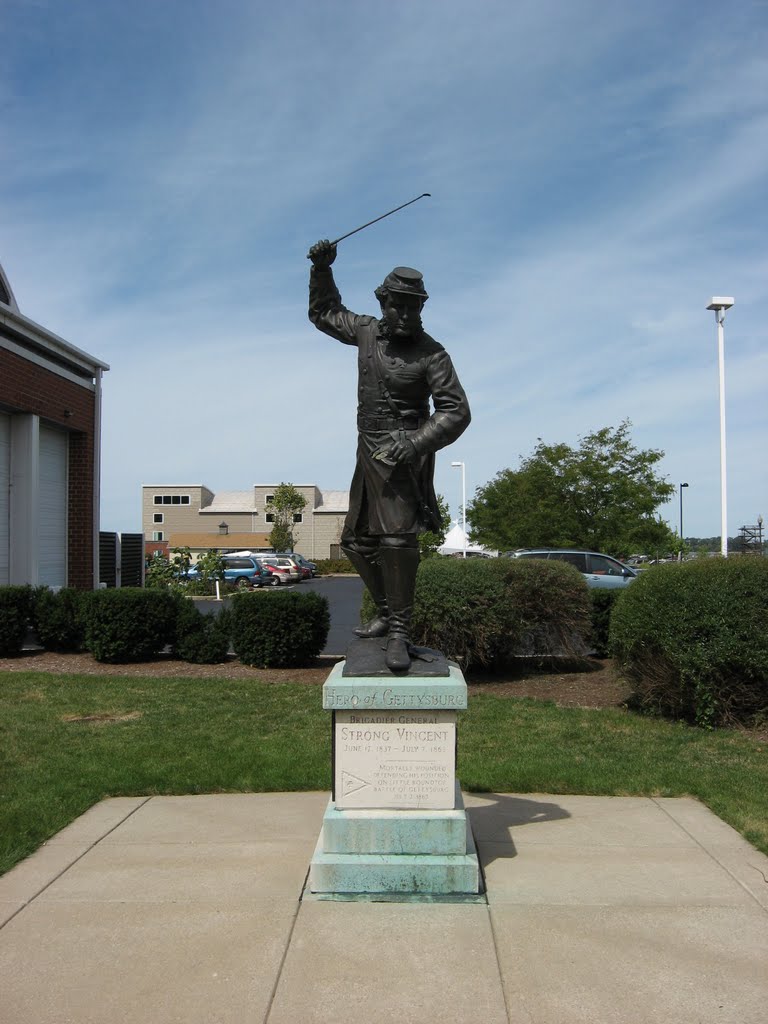 COL. STRONG VINCIENT STATUE ERIE MARITIME MUSEUM/ ERIE CO. LIBRARY ERIE, PA