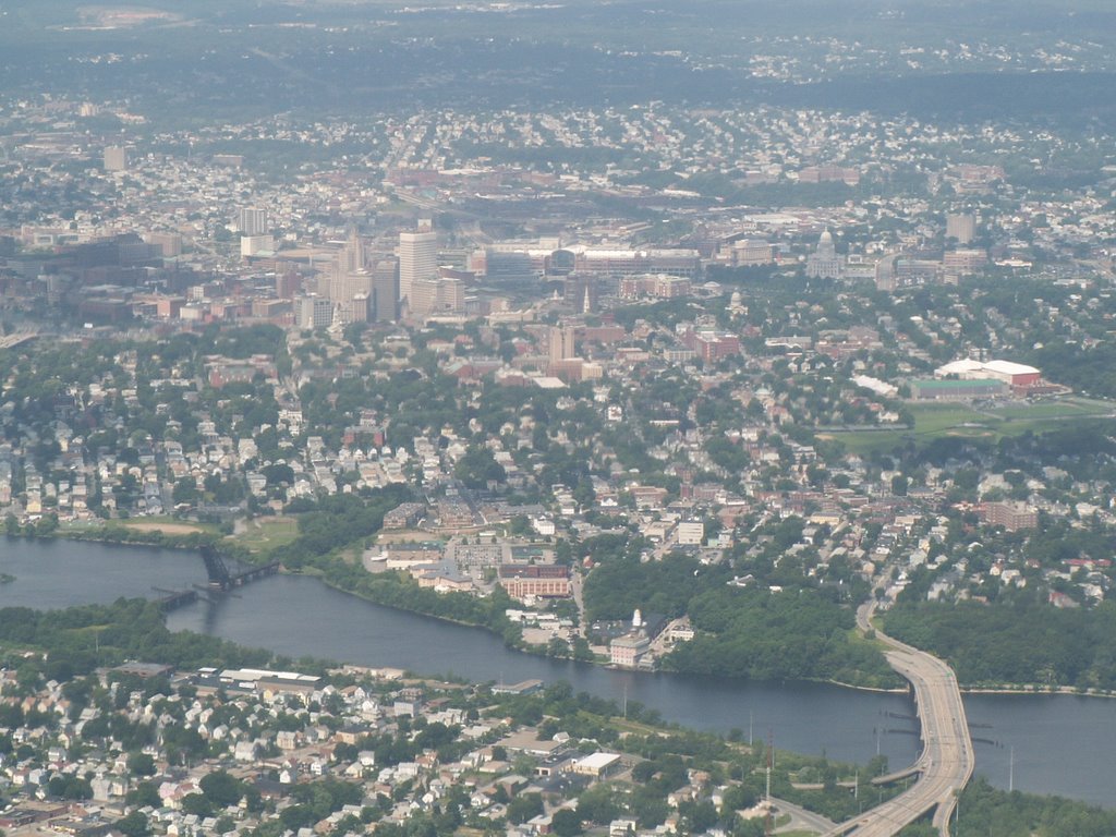 Flying into Providence