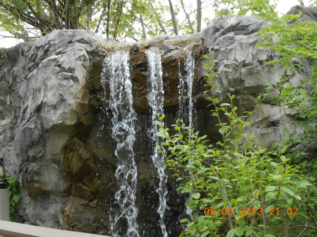 Water Falls in Roger Williams Pakr,Providence,Rhode Island