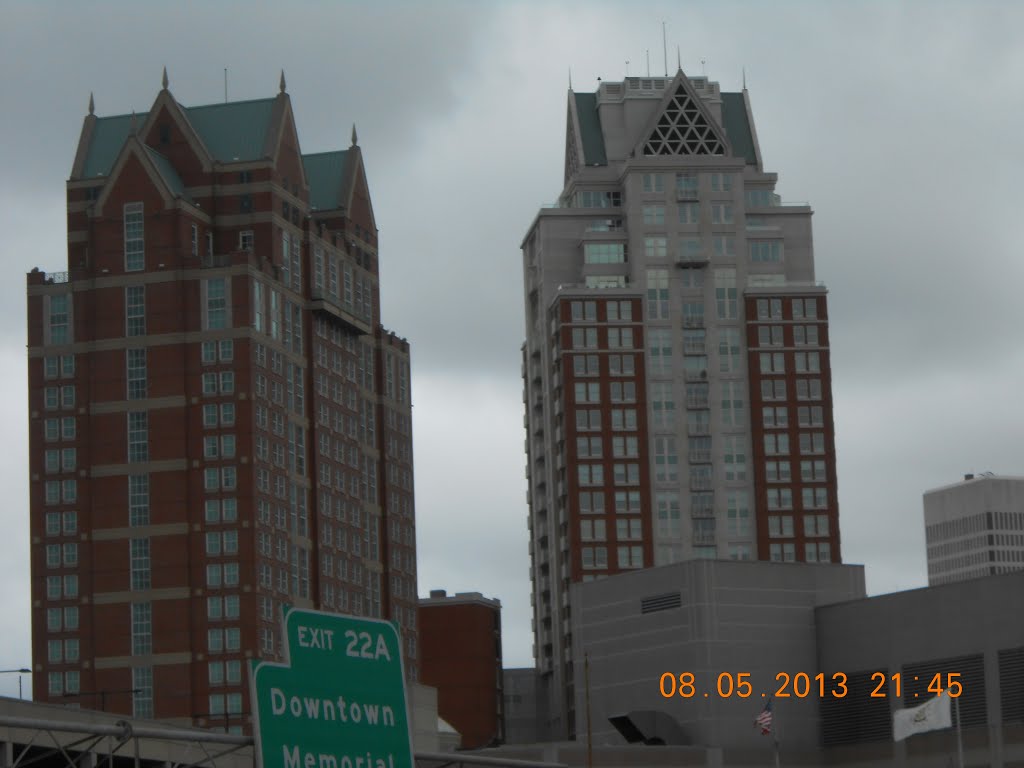 The highest buildings of Providence,RI,the smallest state of USA
