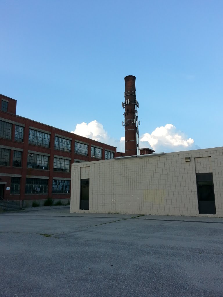 Thunderheads and smokestack