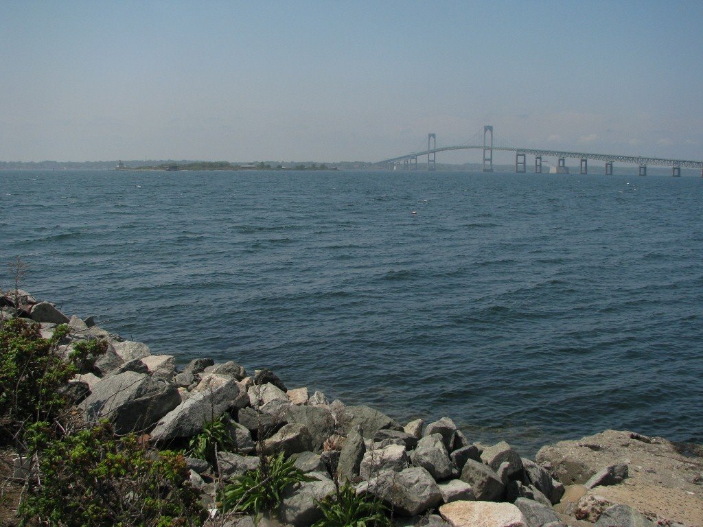 Newport Bridge from Goat Island