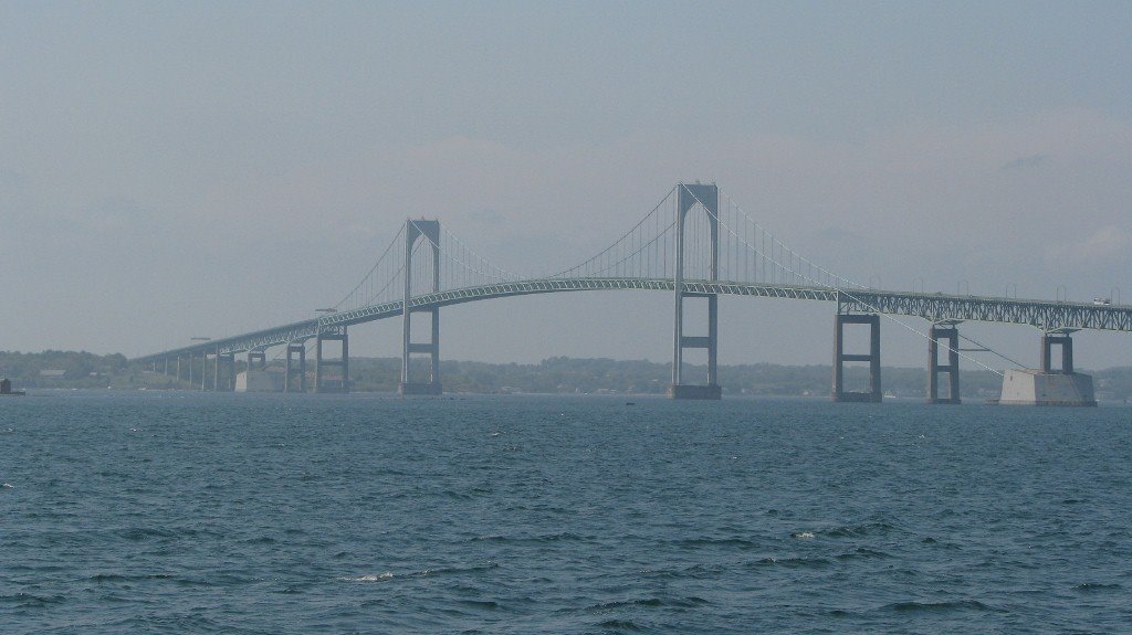 Newport Bridge from Goat Island
