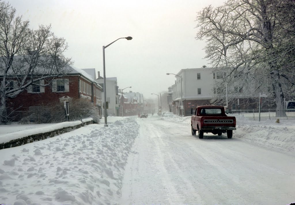 Newport Blizzard of 1978. Day after.