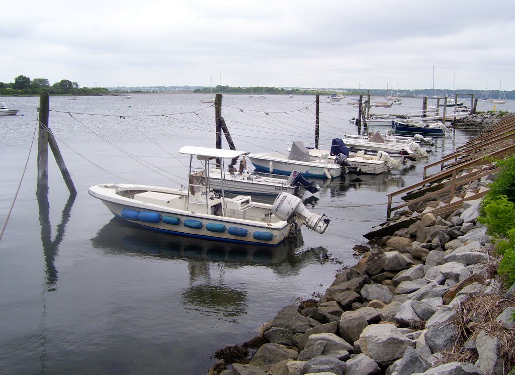 Sheffield Cove from Dutch Harbor Boat Yard, 252 Narragansett Avenue Jamestown, RI 02835