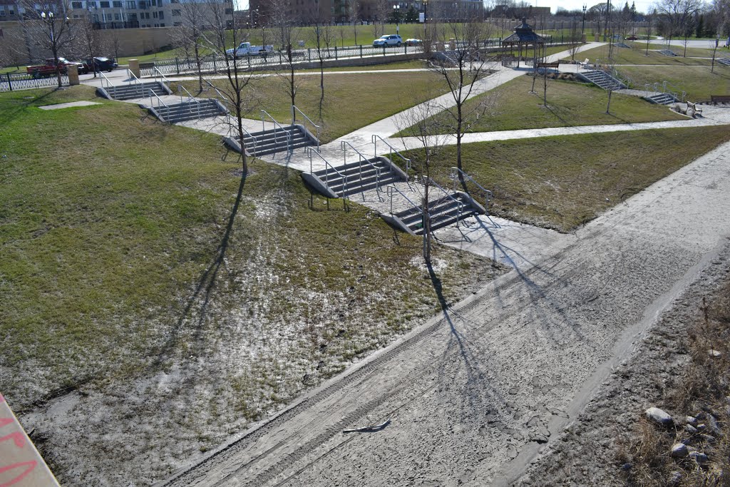 After the water has gone down.