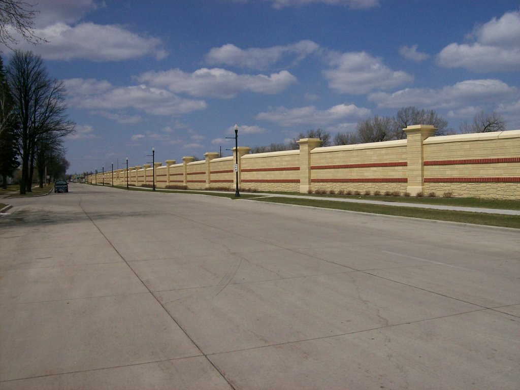 North 3rd Street, looking north