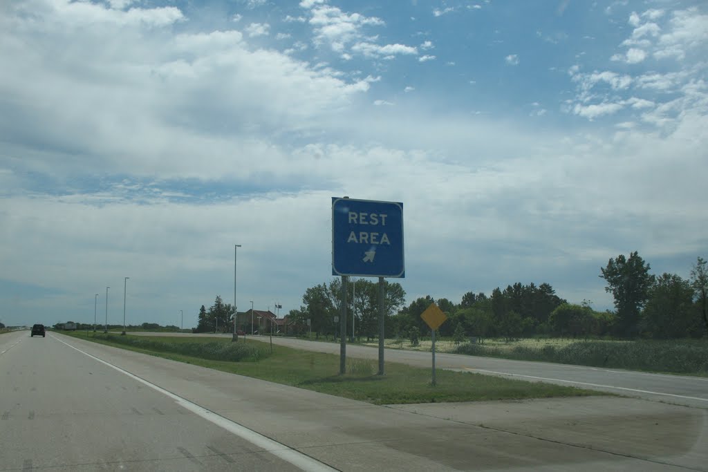 Rest area past Eldridge