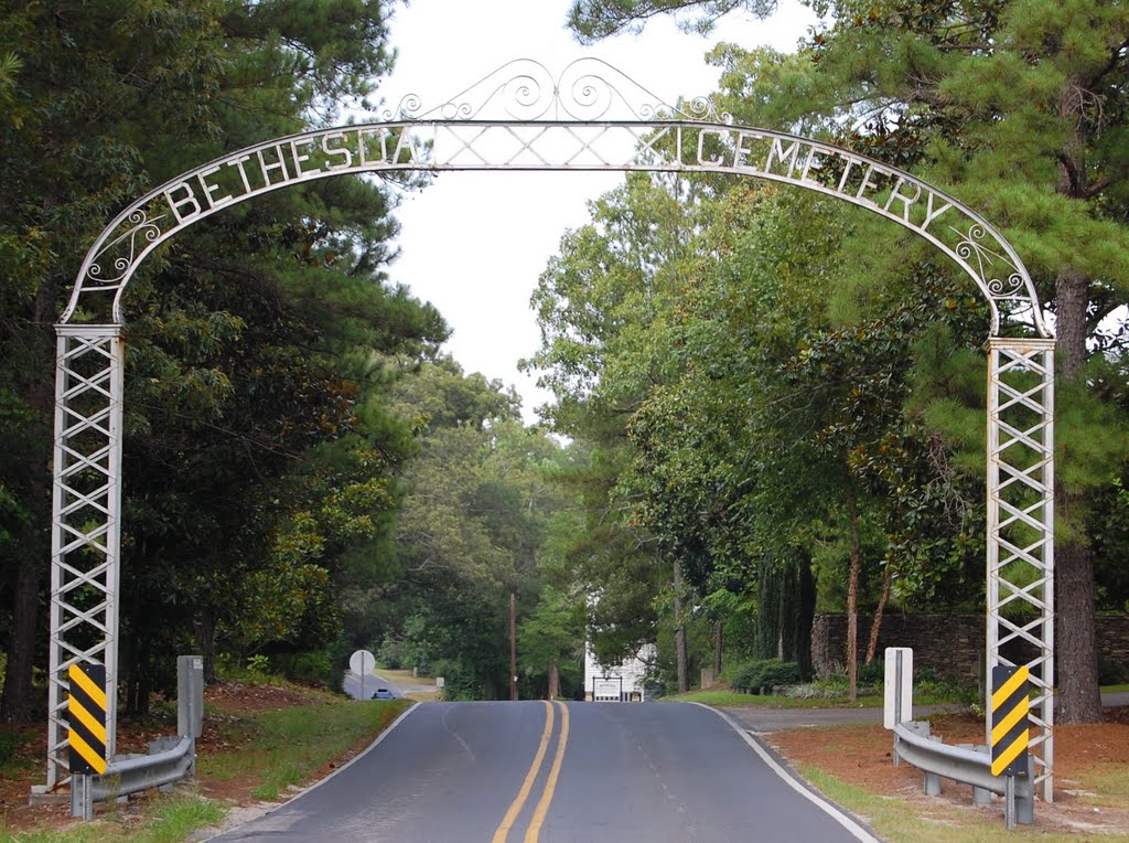 Entrance to Bethesda Church and Cemetery grounds