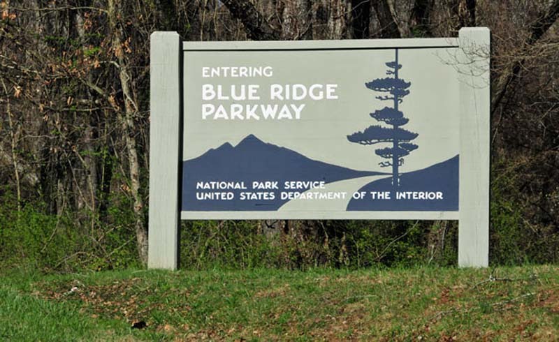 Blue Ridge Parkway Entrance