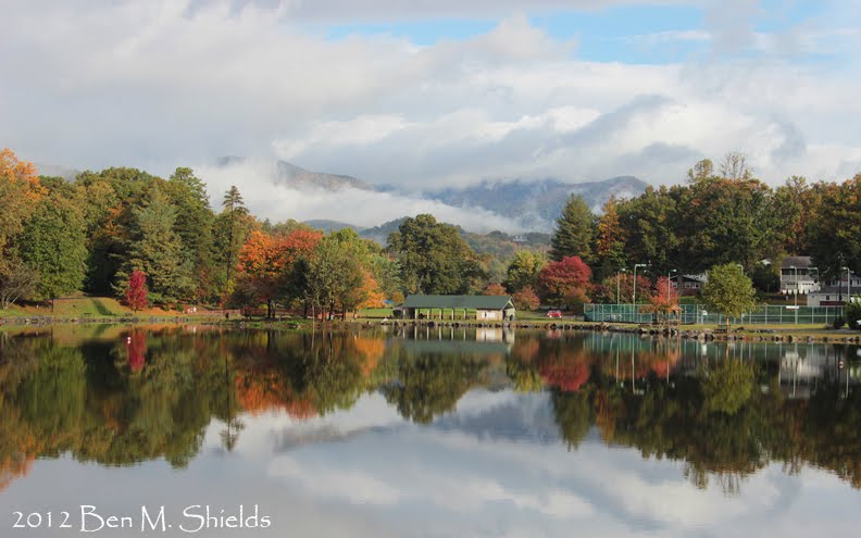 Clouds on the Black Mountain Range over Lake Tomahawk