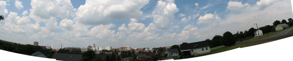 view of downtown Durham