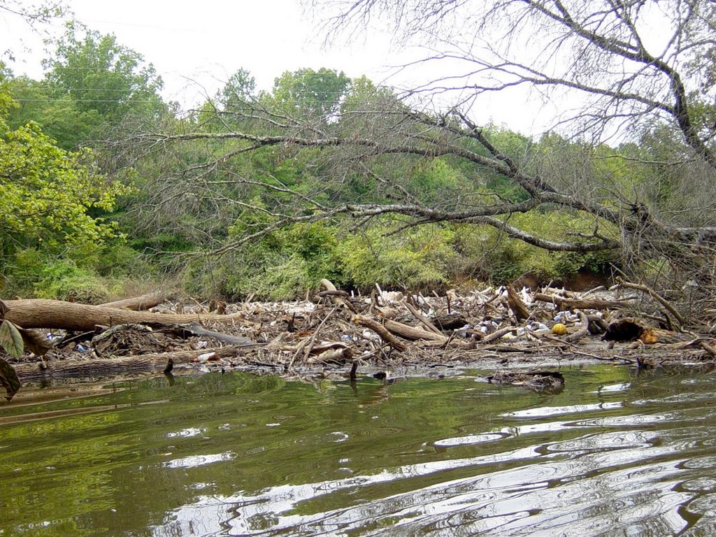 Eno River, still blocked