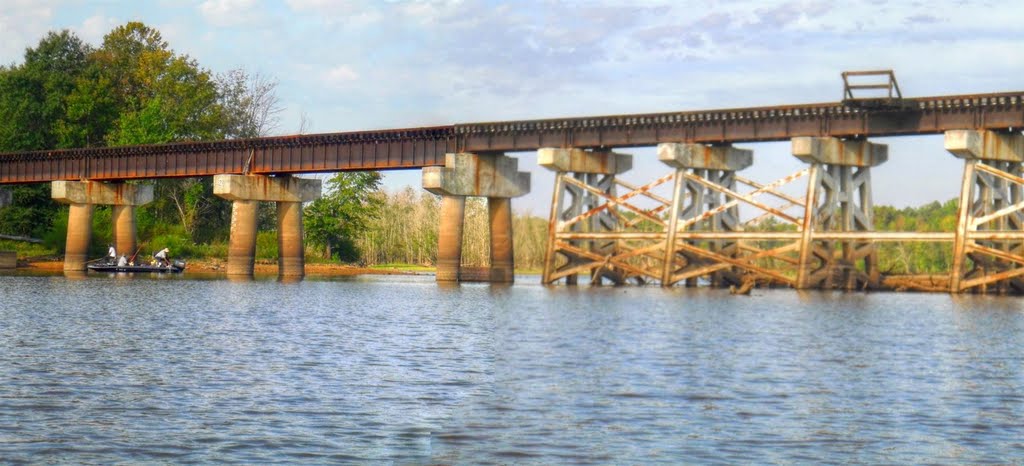 The railway trestle