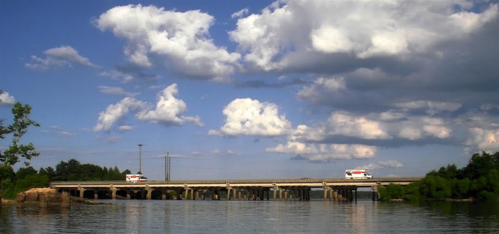 I85 from the lake.