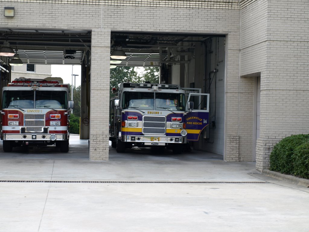 Greenville Fire Department - Purple Fire Truck
