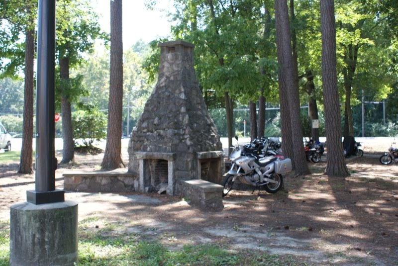 East Carolina University Motorcycle Parking