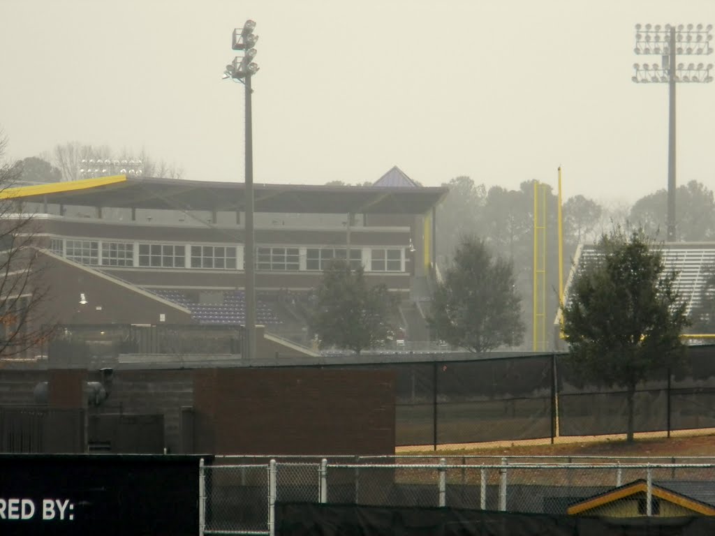 Baseball stadium from a distance