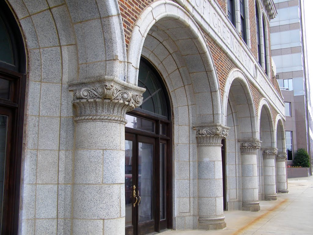 Arched Doors, Central Fire Station, Greensboro, NC
