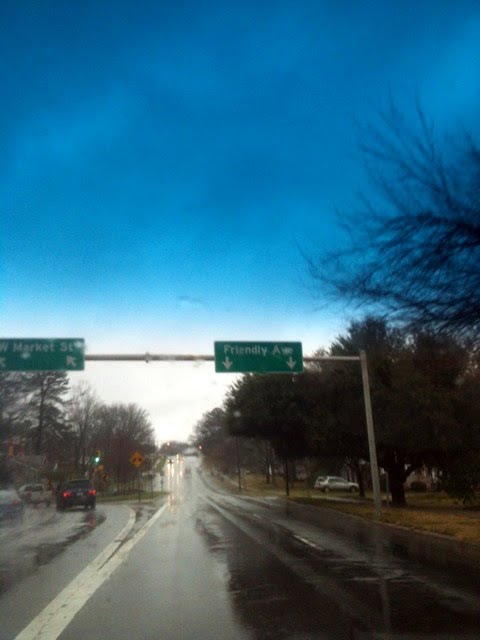 Greensboro NC Friendly Ave W. Market St. Split
