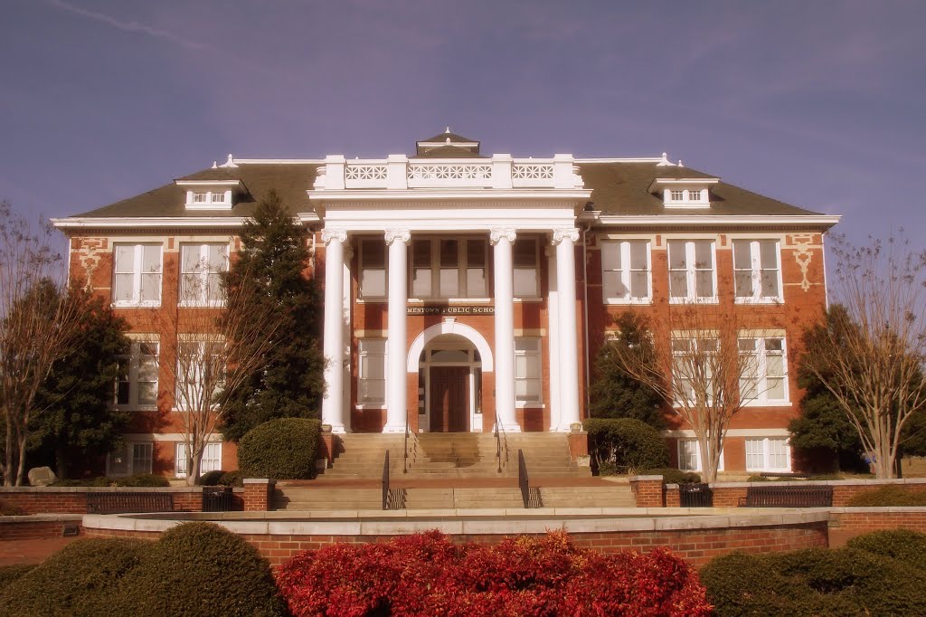 Jamestown School--Now The Library---st