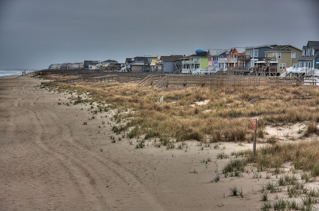 Driving Down the Carolina Beach Coast