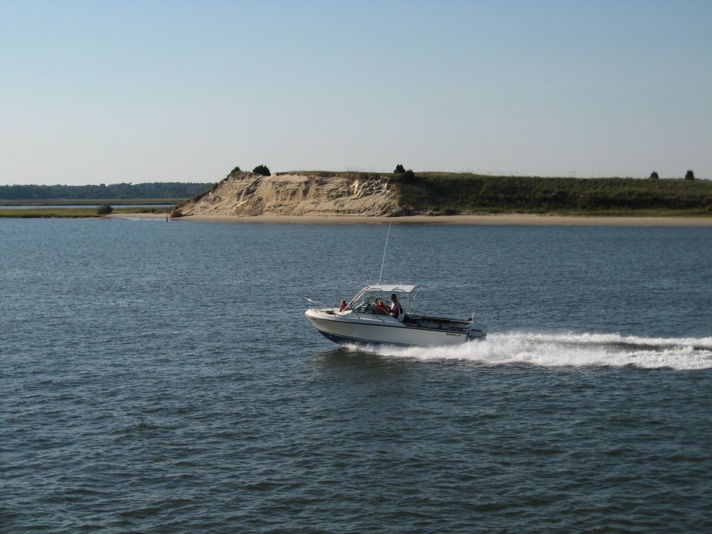 Cape Fear River from Southport Fort Fisher Ferry