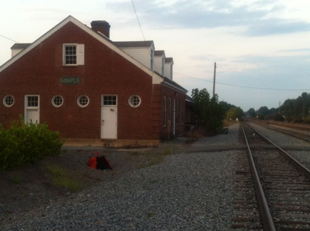 Kannapolis NC Freight Depot Looking North 15 Sept 2012