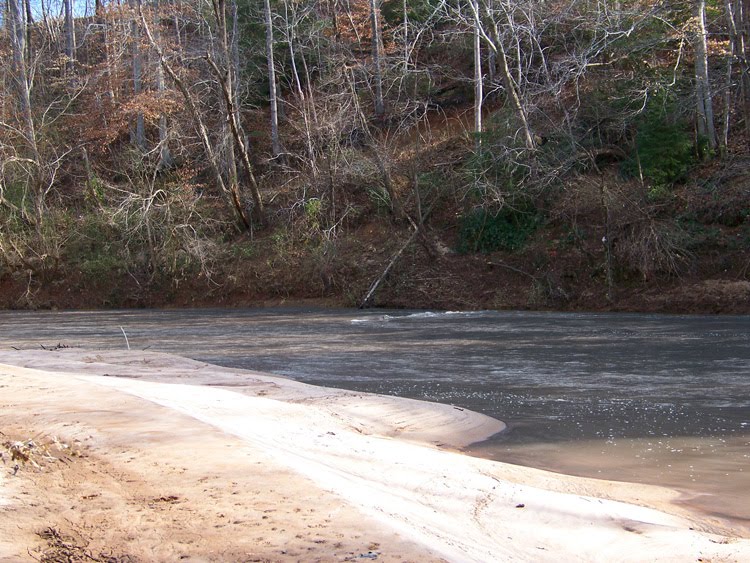 Lawndale 104 acres with 4158 feet of river frontage.