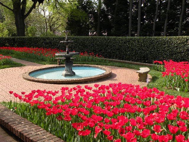 Memorial Gardens in Downtown Concord N.C.