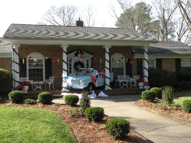 Front porch Santa