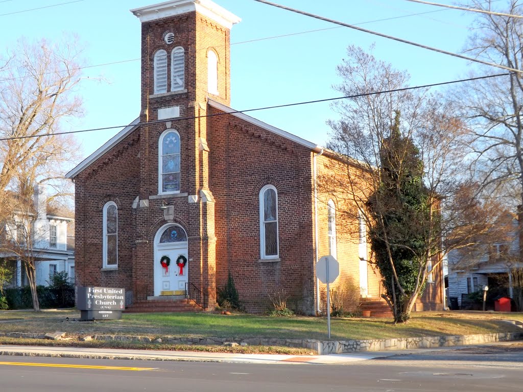 First United Presbyterian Church 127 Cabarrus Avenue West Concord, NC-Ca.1867---st