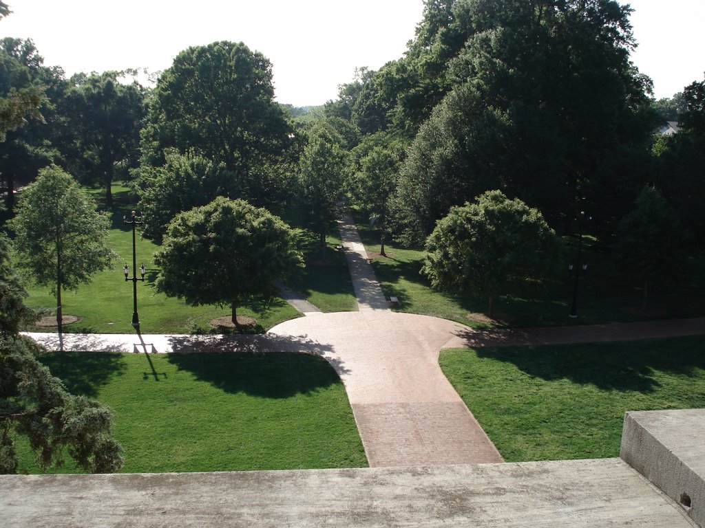 Davidson College from Above