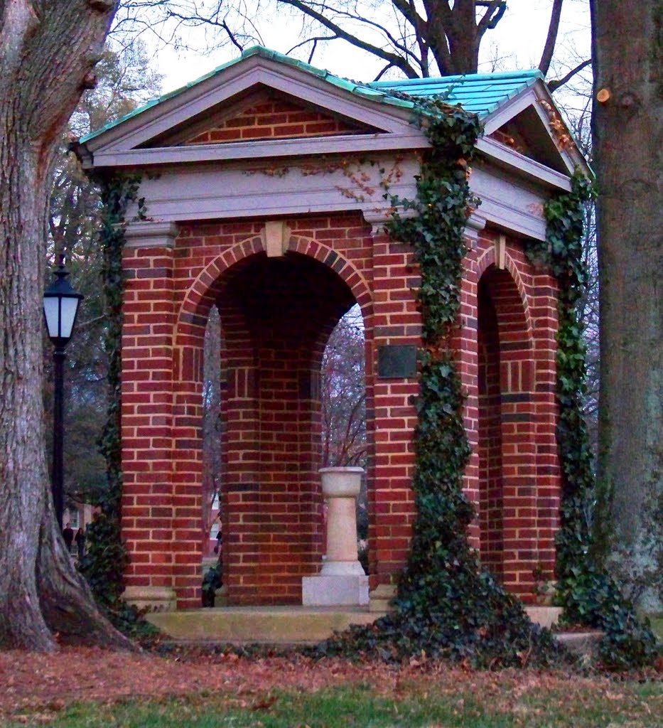 Original Well Site at Davidson College - Origins date back to 1837