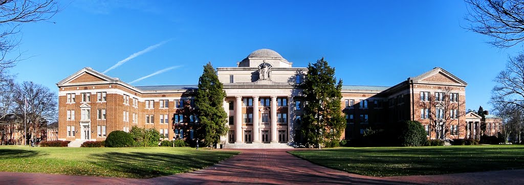 Chambers Building at Davidson College (view east)