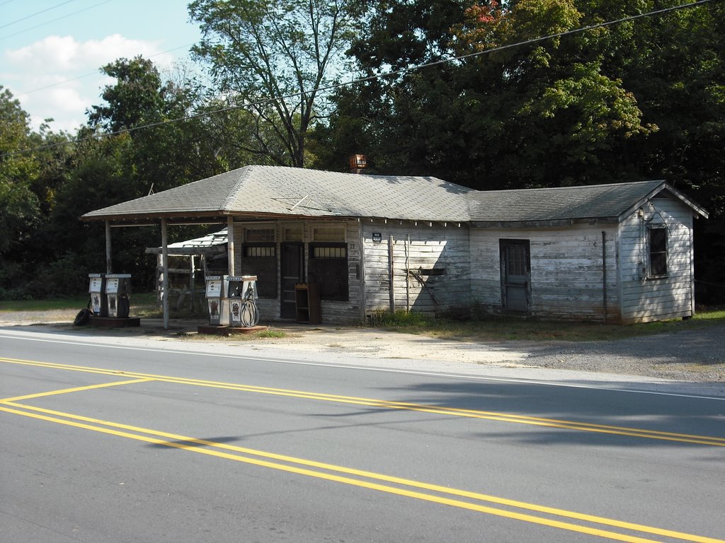 old gas station