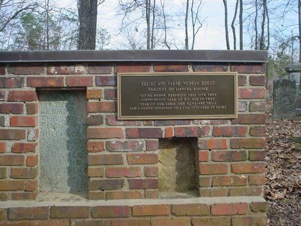 *Graves of Daniel Boones Parents