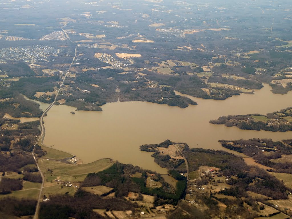 Coddle Creek Reservoir - aerial view