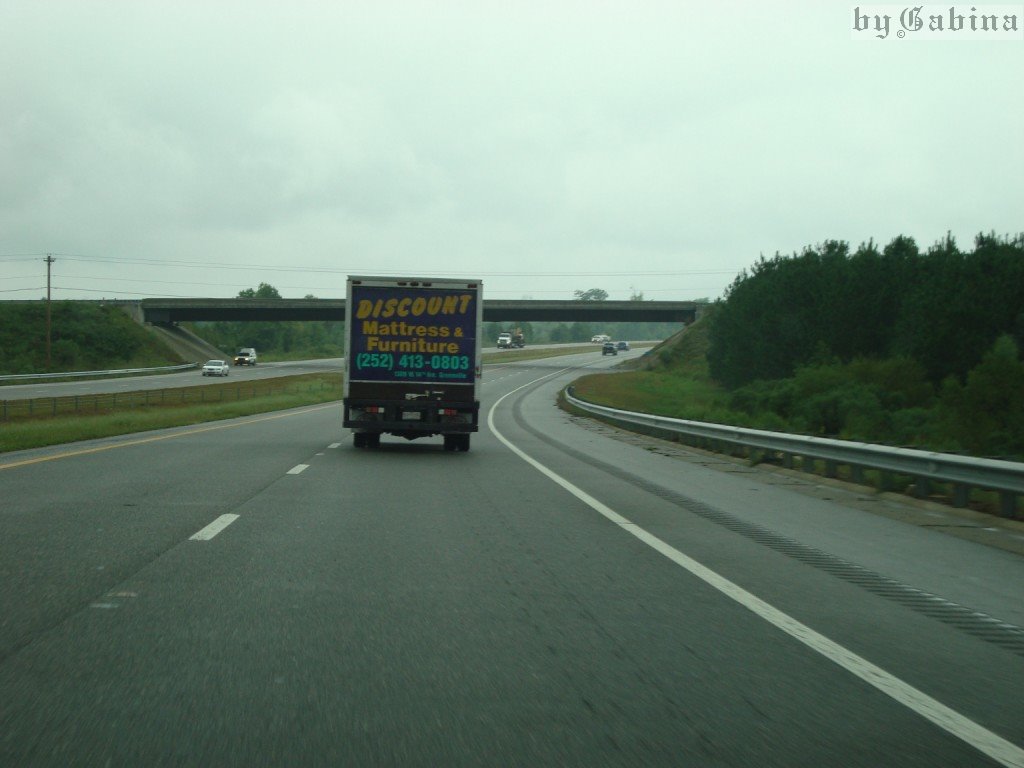 I85 way to Charlotte