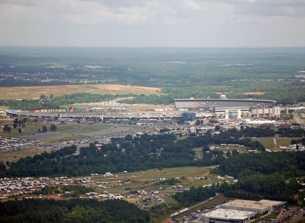 Arial view of Lowes Motor Speedway