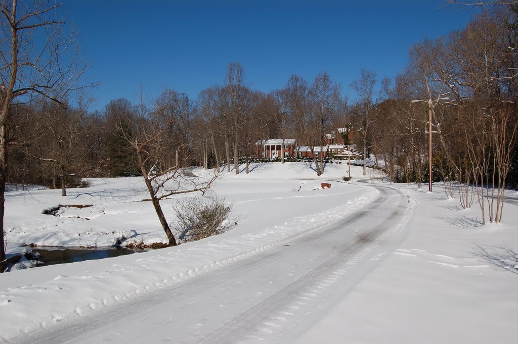 Westlake Hills in the snow