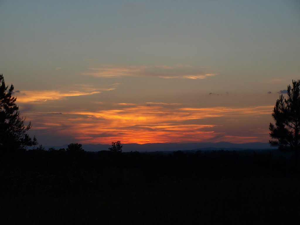 Hickory Airport Sunset