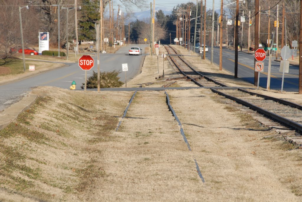 End of the Railway, Hudson, North Carolina